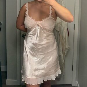 SOLD Pink slip dress